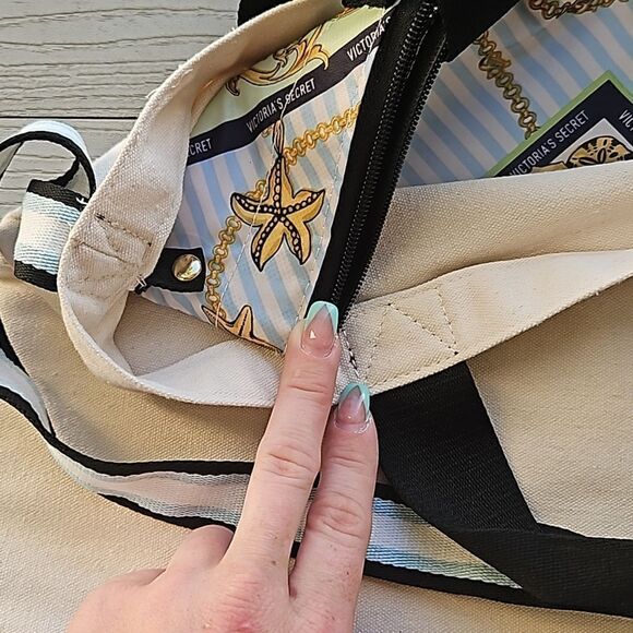 Victoria's Secret 2n1 beach tote & cooler tote - Picture 9 of 12